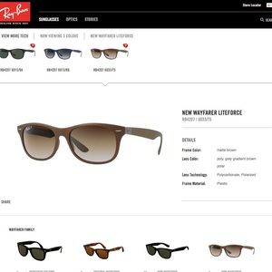 NWOT | Ray-Ban Liteforce Polarized Sunglasses